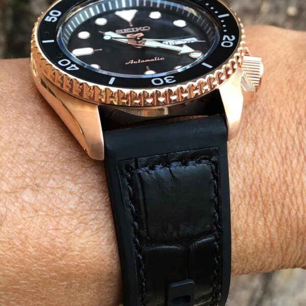 Relógio Seiko 5 Sports  Rose Gold SRPD76 - Image 9